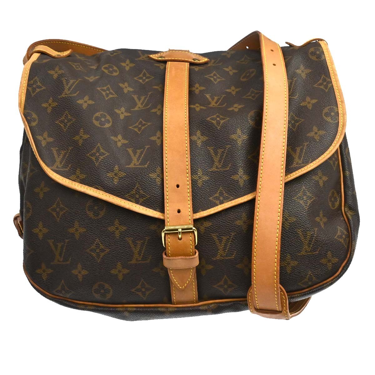 Louis Vuitton Saumur Monogram Canvas 35