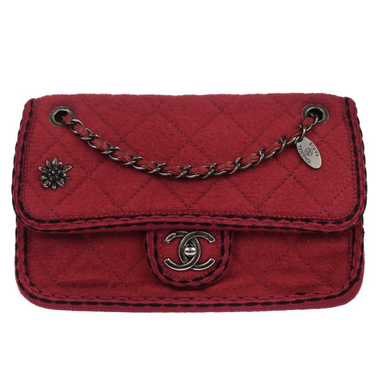 Chanel Paris-Salzburg Flap Bag Quilted Wool Small