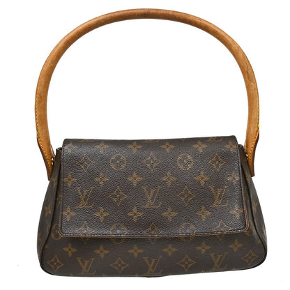 Louis Vuitton Monogram Looping Handbag Monogram Canvas Mini