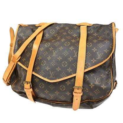 Louis Vuitton Saumur Handbag Monogram Canvas 43
