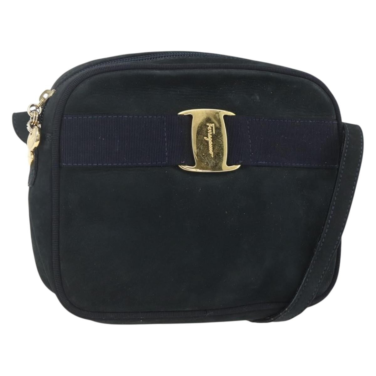 Salvatore Ferragamo Vala Shoulder Bag Suede Product Image