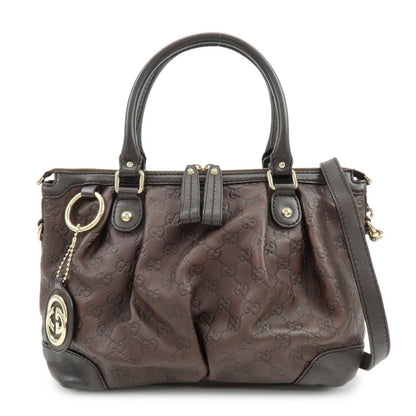 Gucci Sukey Top Handle Satchel Guccissima Leather Medium
