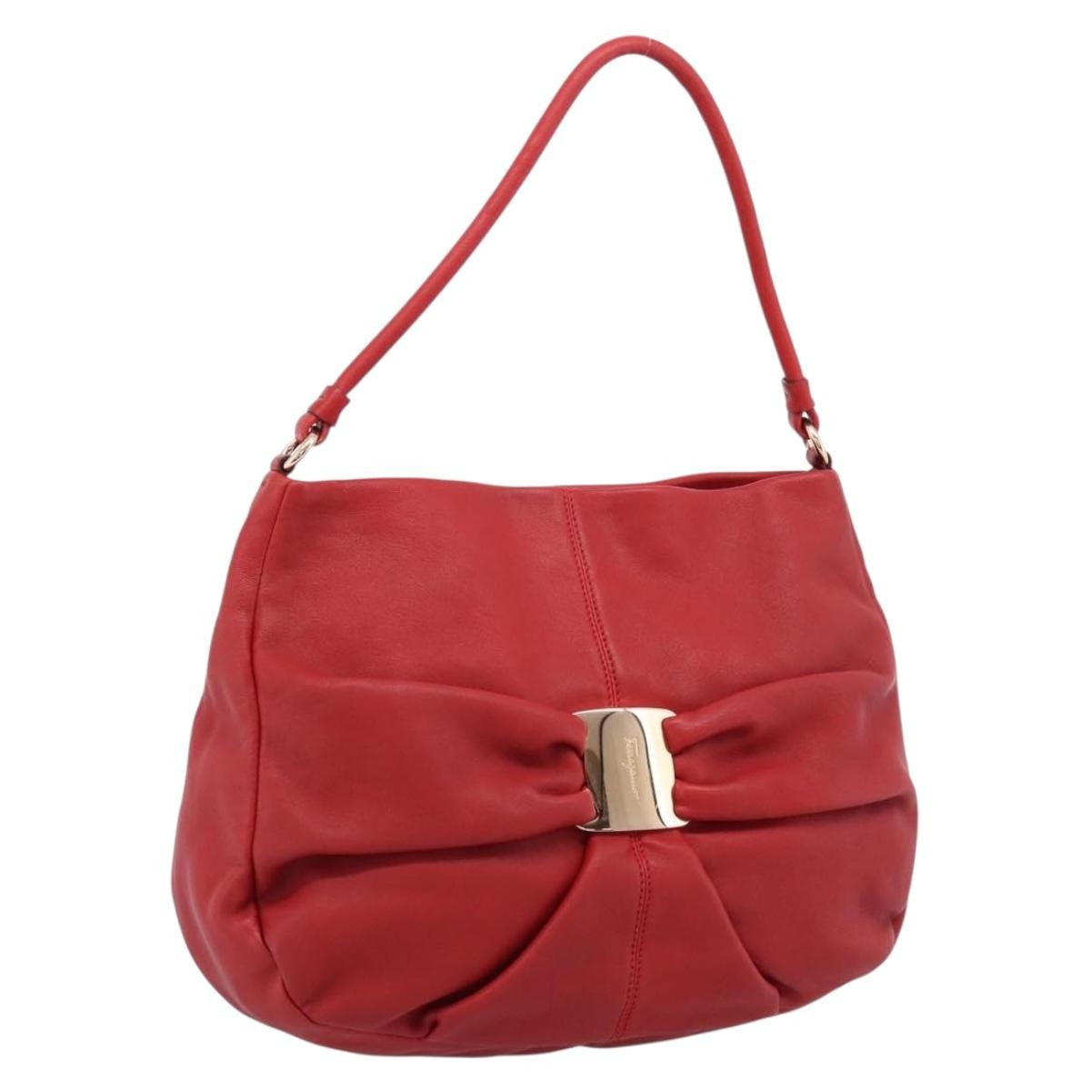 Salvatore Ferragamo Miss Vara Giusy Hobo Leather Large