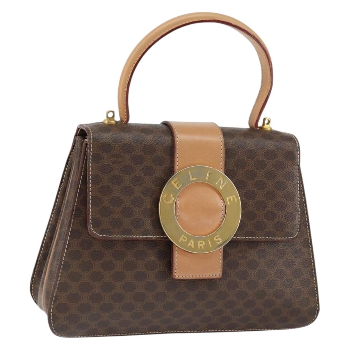 Celine Vintage Macadam Handbag Canvas Product Image