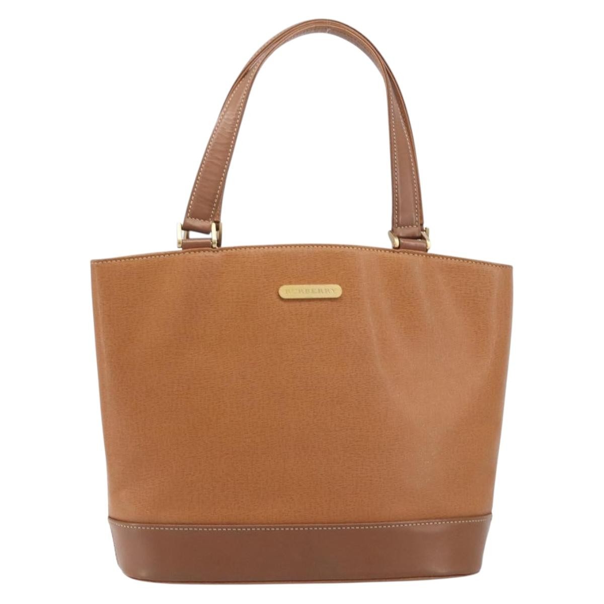 Burberry Handle Tote Leather Medium