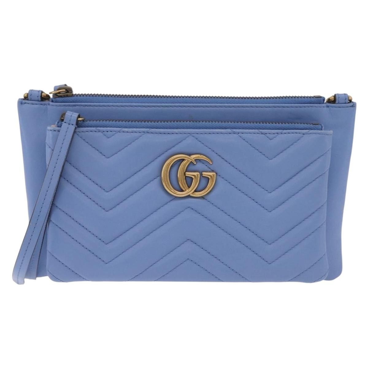 Gucci GG Marmont Double Matelasse Leather Small