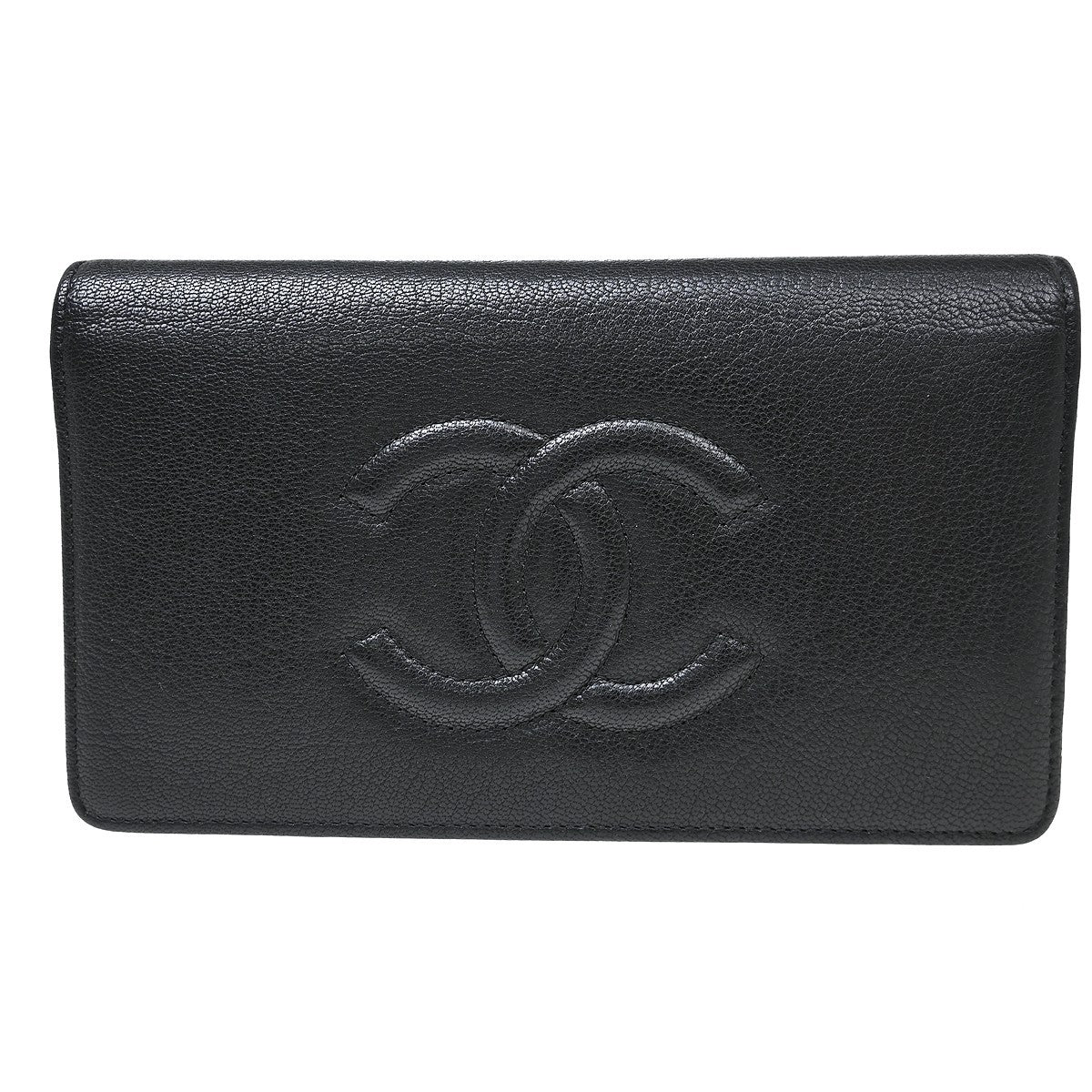 Chanel Timeless CC French Wallet Caviar Long