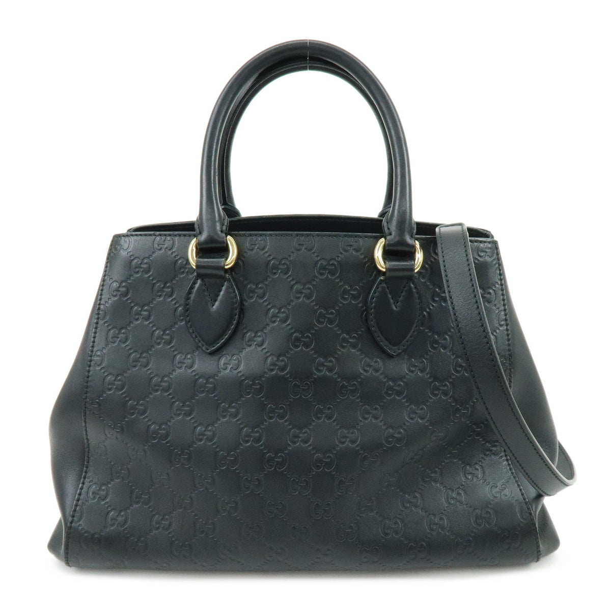 Gucci Soft Signature Convertible Top Handle Guccissima Leather Large