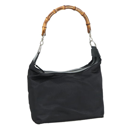Gucci Vintage Bamboo Handle Bag Nylon Product Image