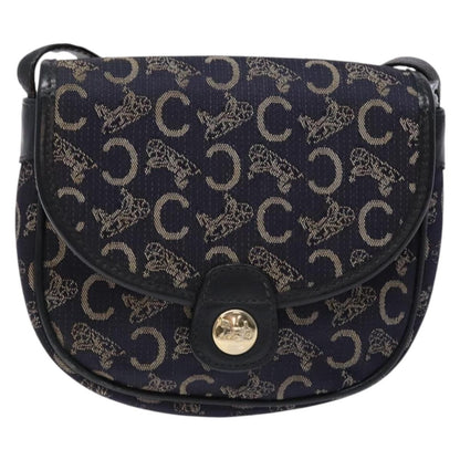 Celine C Sulky Shoulder bag Canvas and Leather Product Image
