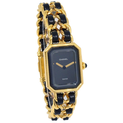 Chanel Premiere Rock Quartz Plated Metal and Leather 20