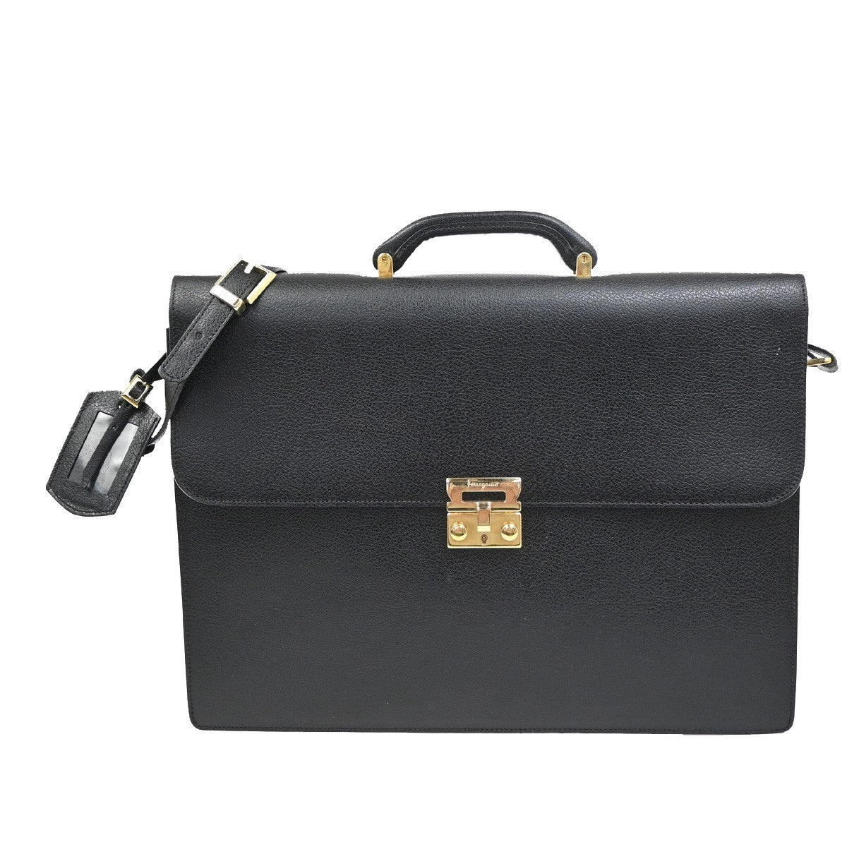 Salvatore Ferragamo Revival Briefcase Leather Product Image