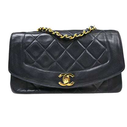 Chanel Vintage Diana Flap Quilted Lambskin Small