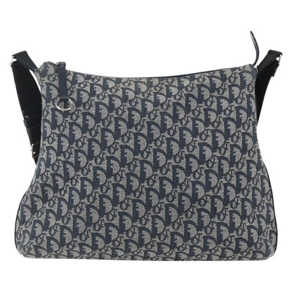 Christian Dior Vintage Trotter Shoulder Bag Canvas medium