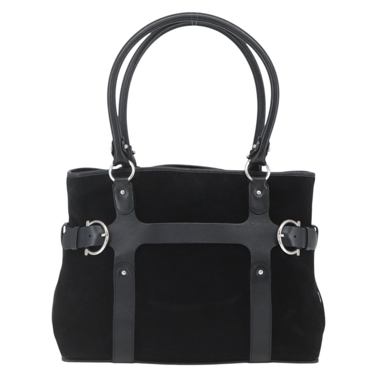 Salvatore Ferragamo Gancini handbag Suede Product Image