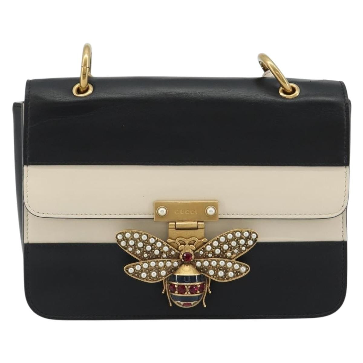 Gucci Queen Margaret Flap Colorblock Leather Medium