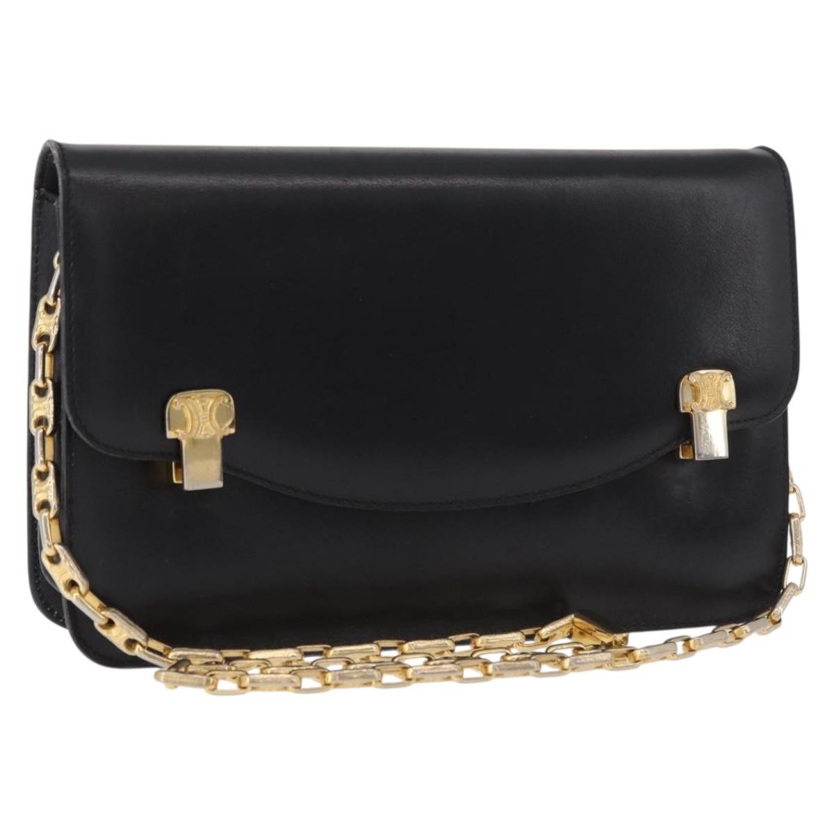 Celine Shoulder Leather Large