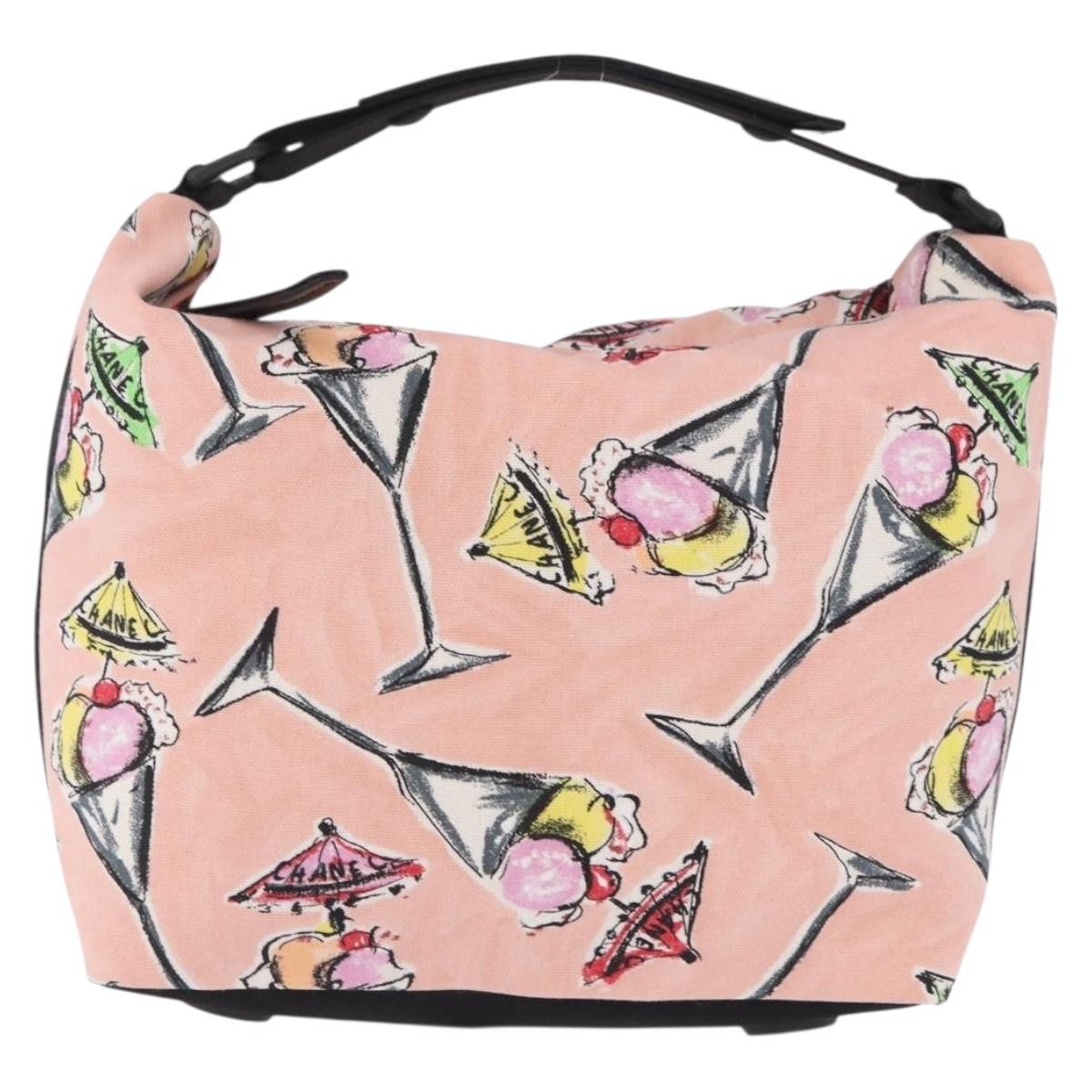 Chanel Ice Cream Sundae Printed Canvas Small