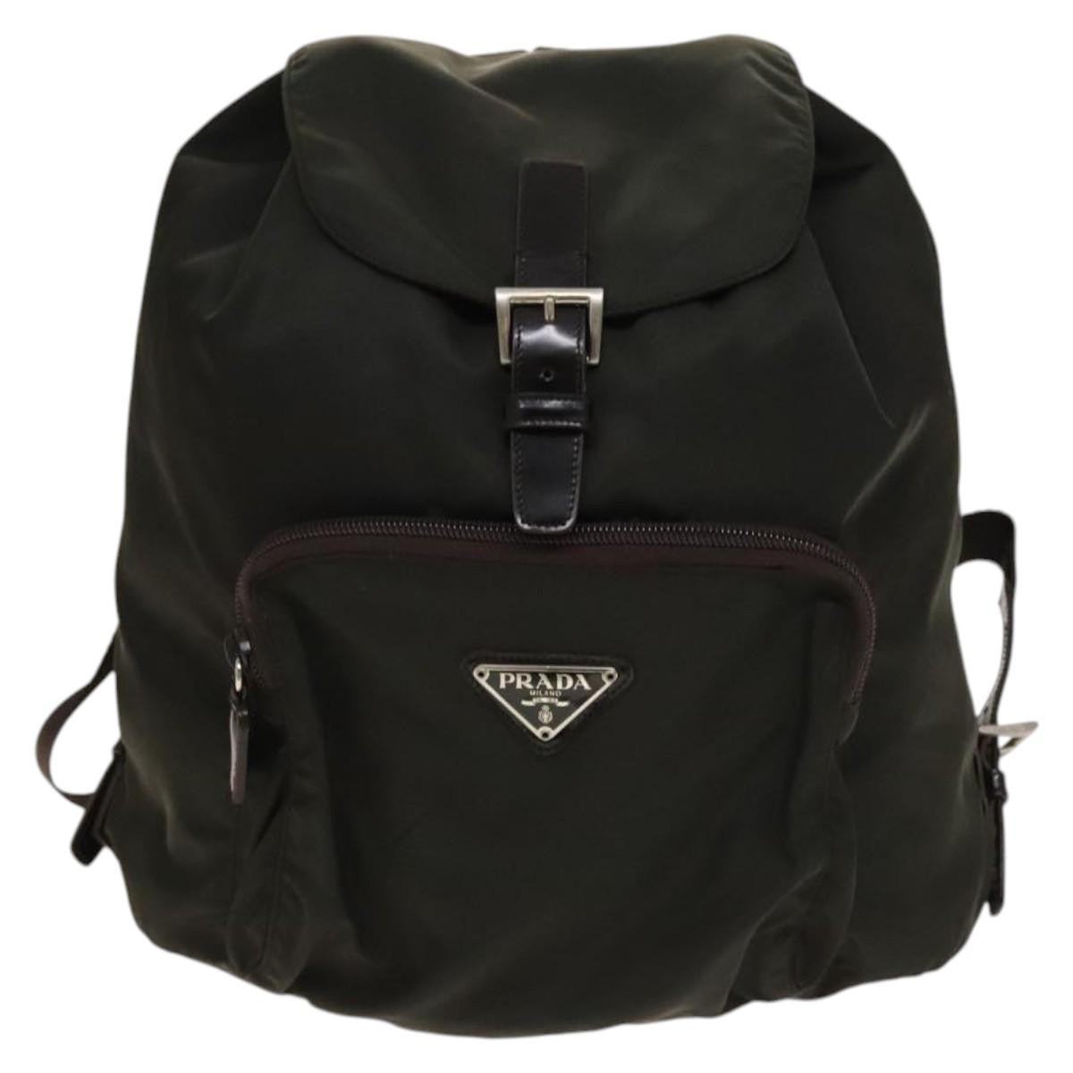 Prada Front Pocket Buckle Backpack Nylon Product Image