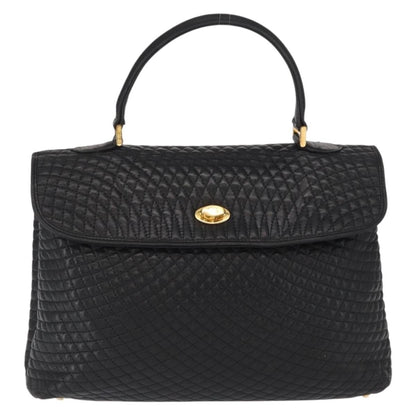 Bally Vintage Handbag Quilted Leather Product Image