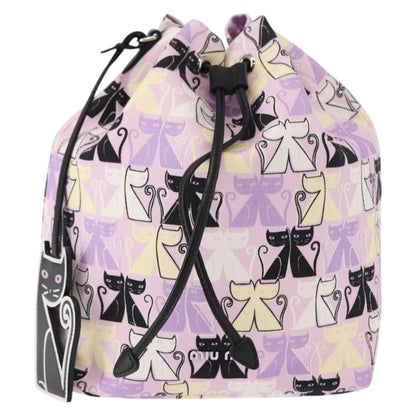 Miu Miu Drawstring Printed Canvas Product Image