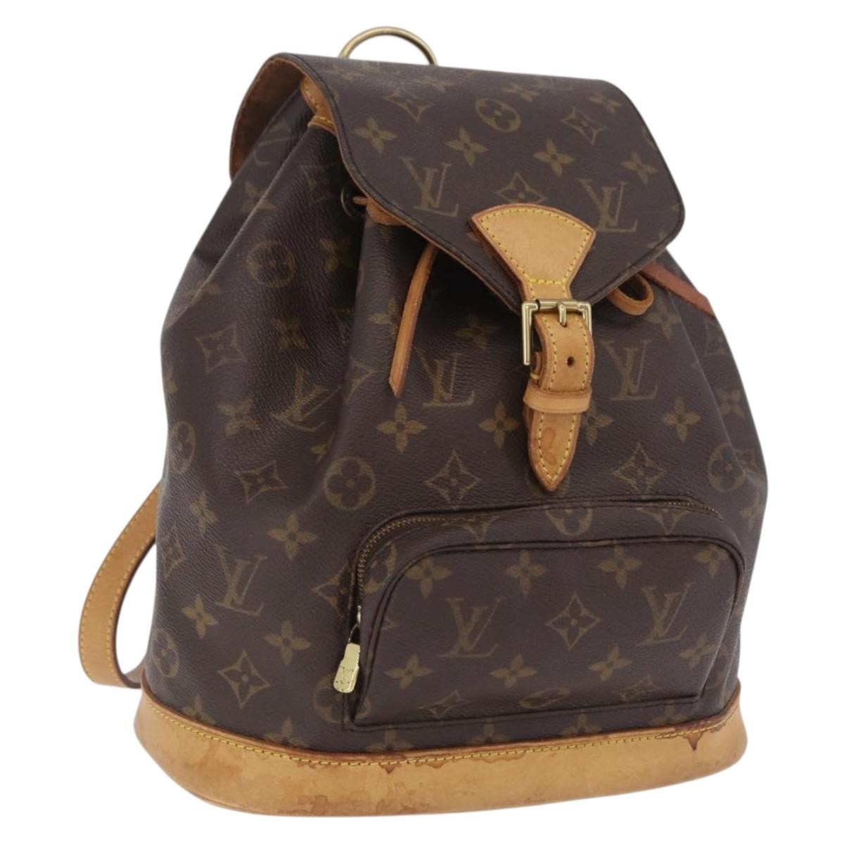 Louis Vuitton Vintage Montsouris Monogram Canvas MM