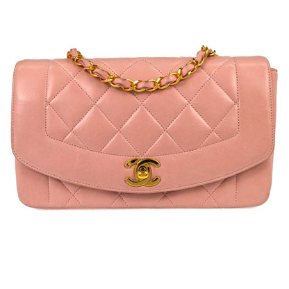 Chanel Vintage Diana Flap Quilted Lambskin Small