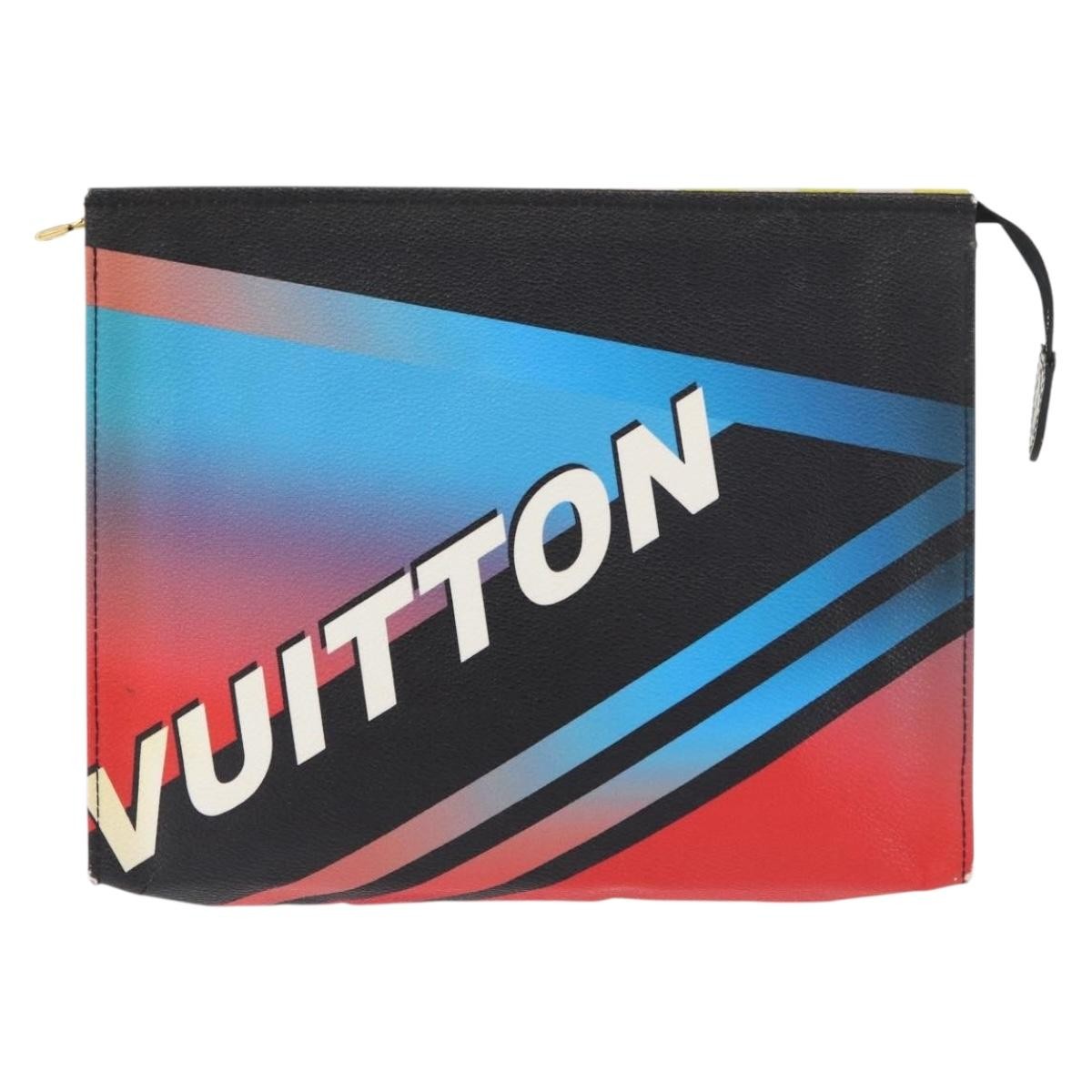Louis Vuitton Toiletry Limited Edition Race Print Canvas 26