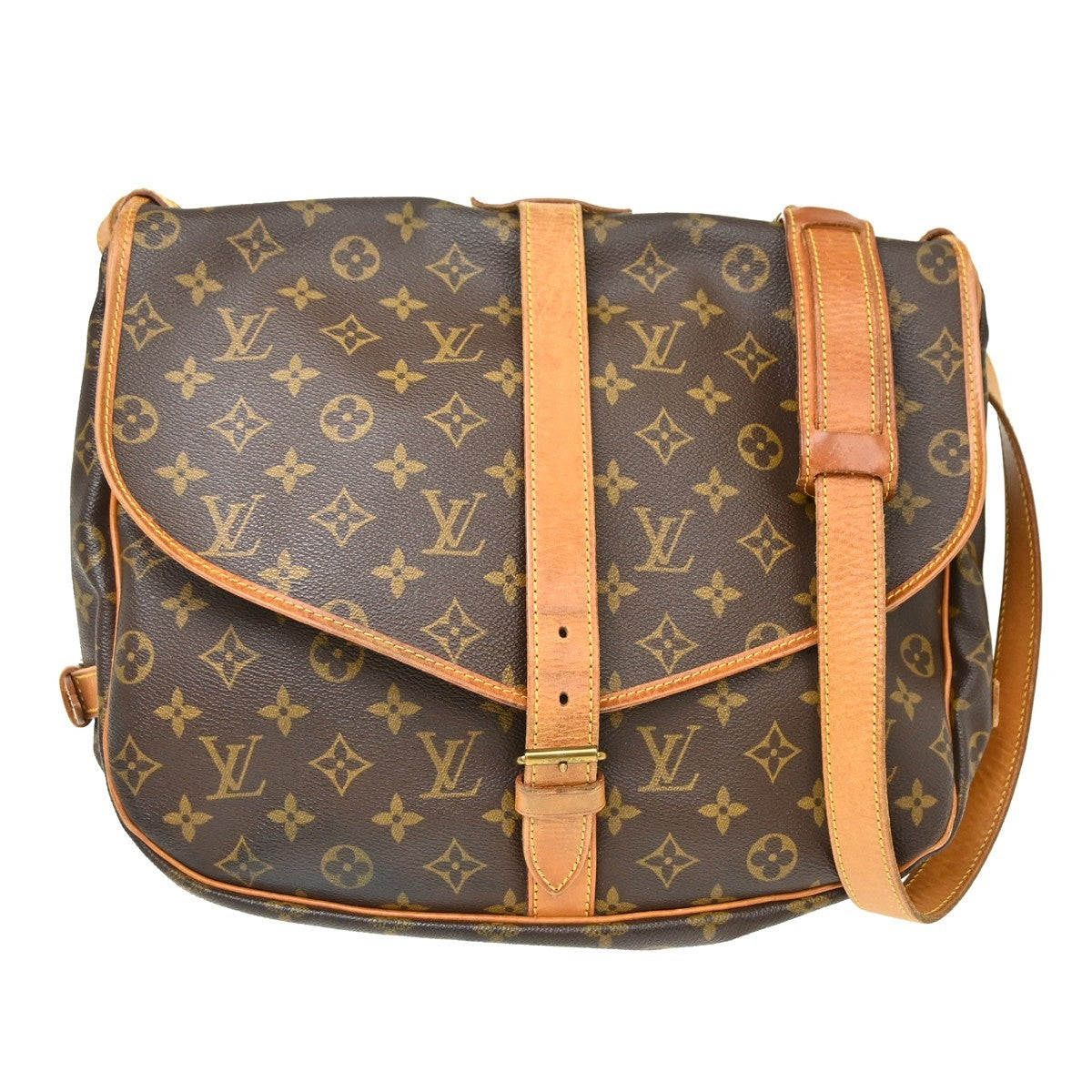 Louis Vuitton Saumur Monogram Canvas 35