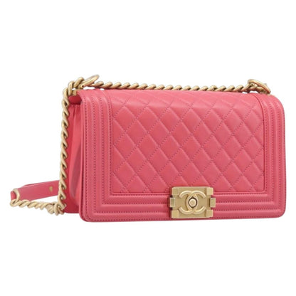 Chanel Boy Flap Quilted Lambskin New Medium