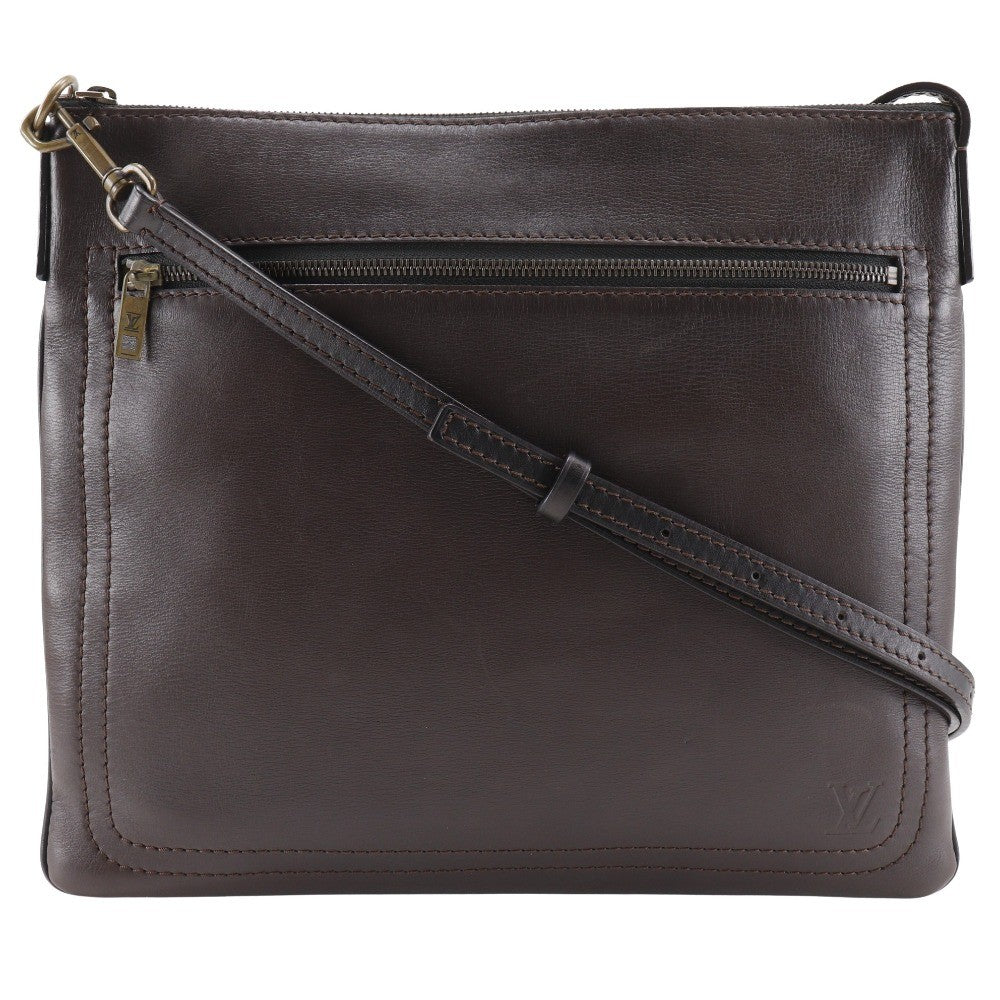 Louis Vuitton Sac Plat Crossbody Bag Utah Leather PM