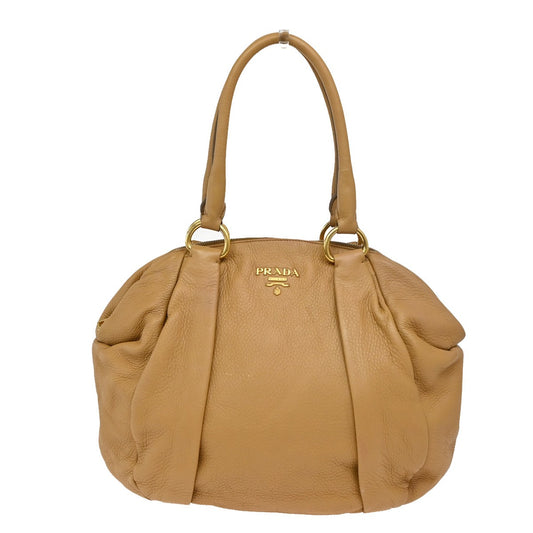 Prada Vitellino Mordo Hobo Leather Product Image