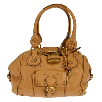 Chloe Paddington Lock Handbag Leather Medium