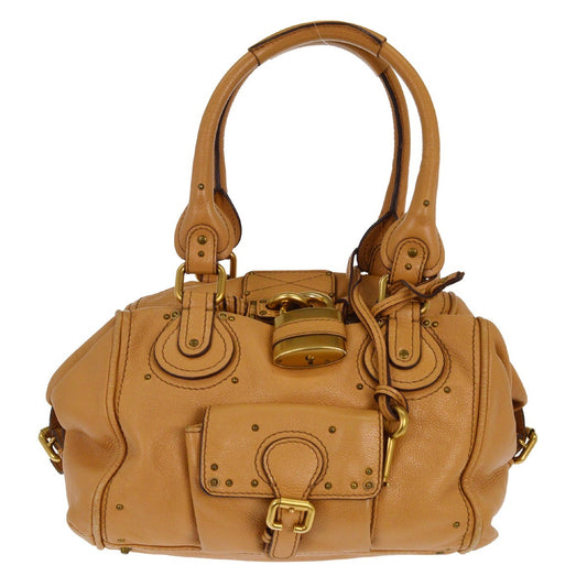 Chloe Paddington Lock Handbag Leather Medium