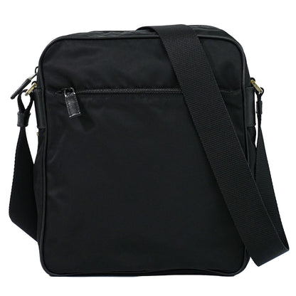 Prada Front Zip Messenger Quilted Tessuto Medium