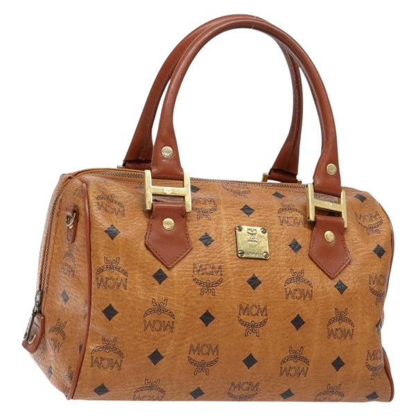 MCM Visetos logogramme Handbag Canvas and Leather Product Image