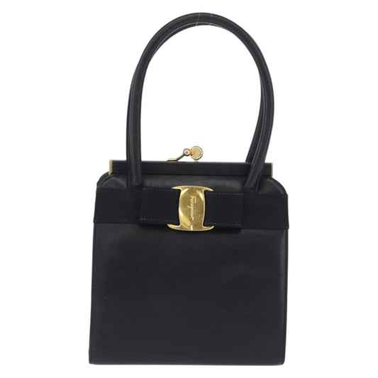 Salvatore Ferragamo Convertible Vara Bow Tote Leather Small