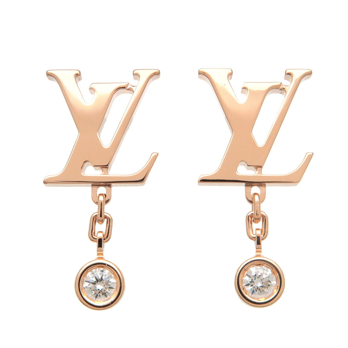 Louis Vuitton Idylle Blossom LV Ear Stud 18K Yellow Gold with Diamond Product Image