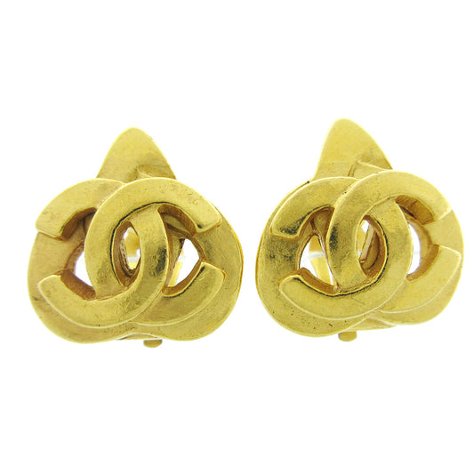 Chanel CC logo heart Gold-plated Product Image