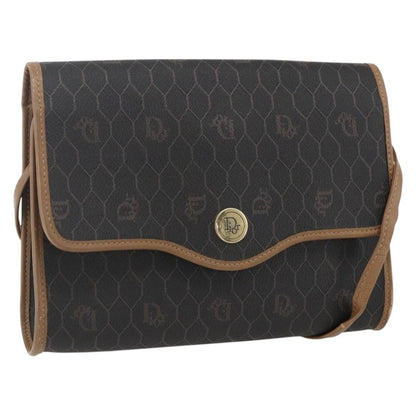 Christian Dior Vintage Honeycomb Flap Canvas and Leather Product Image