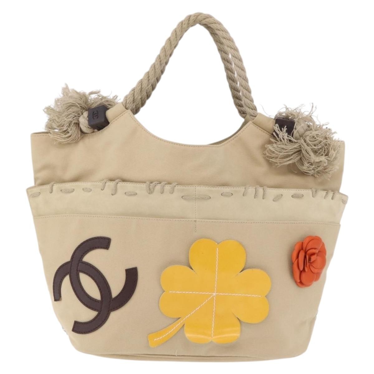 Chanel Camellia Flower Tote Canvas Product Image