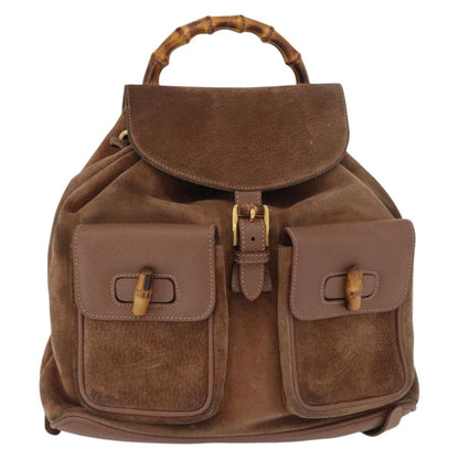 Gucci Vintage Bamboo Suede Medium