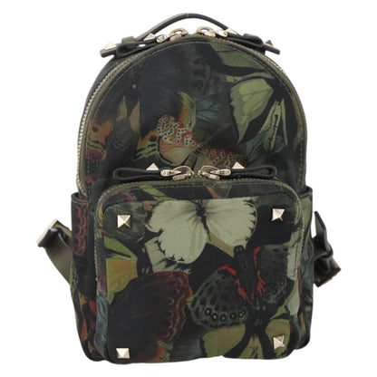 Valentino Garavani Backpack Denim with Butterfly Applique Mini