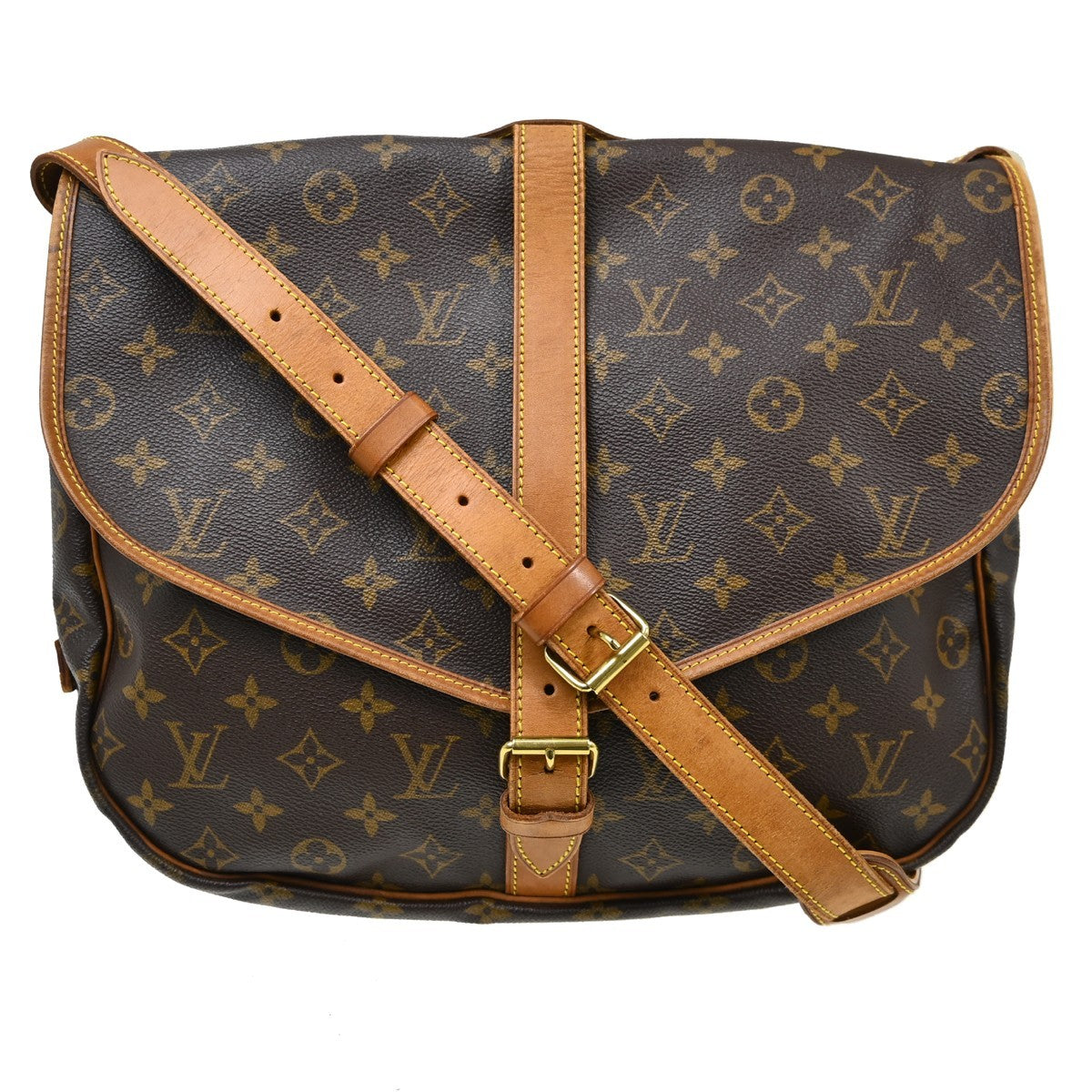 Louis Vuitton Saumur Monogram Canvas 35