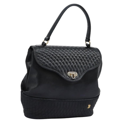 Bally Vintage Handbag Quilted Leather Product Image