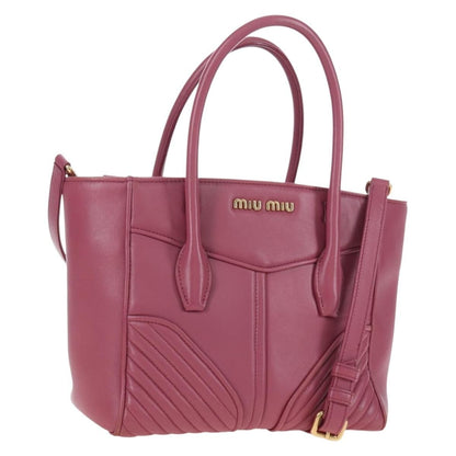 Miu Miu Beau Top Handle Leather Large