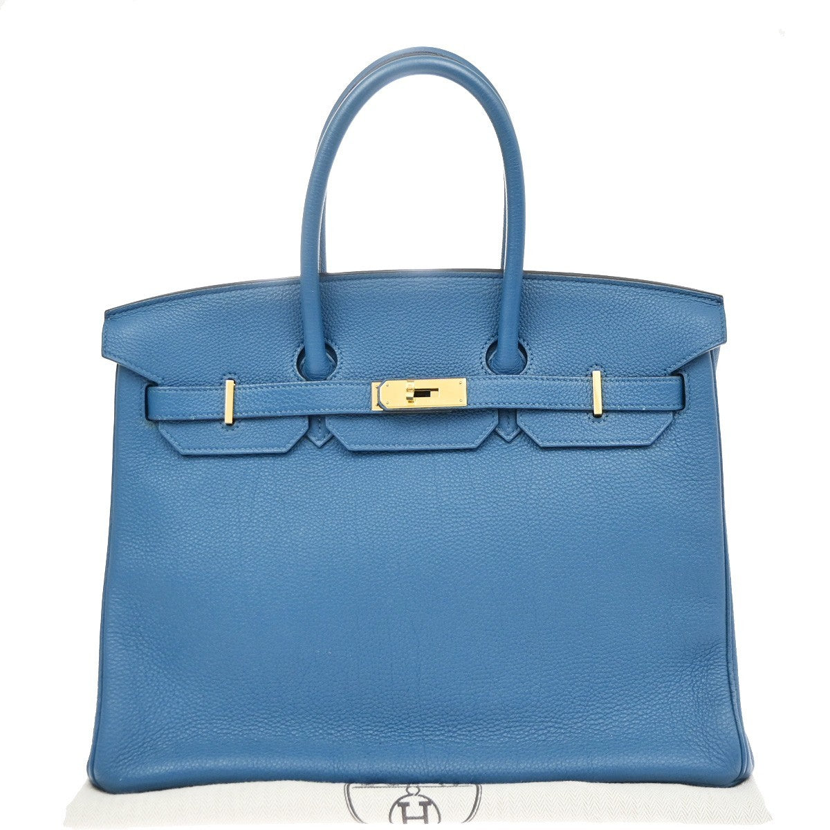 Hermes Birkin Blue Togo with Palladium Hardware 35