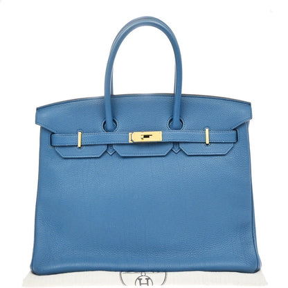 Hermes Birkin Blue Togo with Palladium Hardware 35
