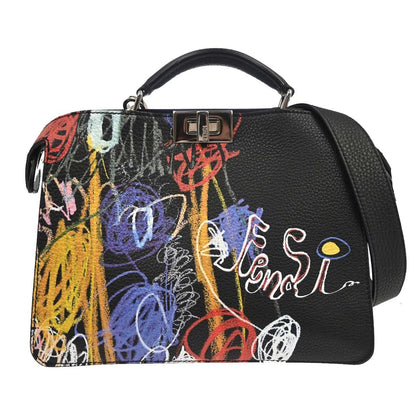 Fendi Peekaboo ISeeU Printed Leather Medium