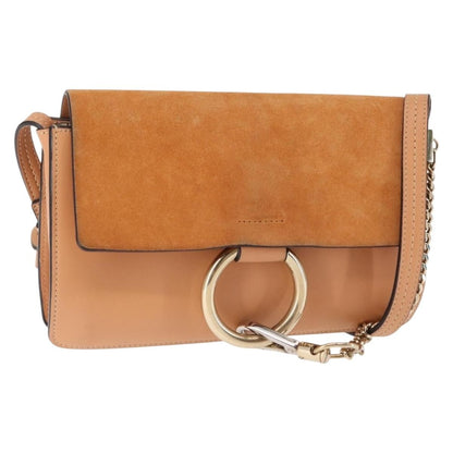 Chloe Faye Shoulder Bag Leather and Suede Small